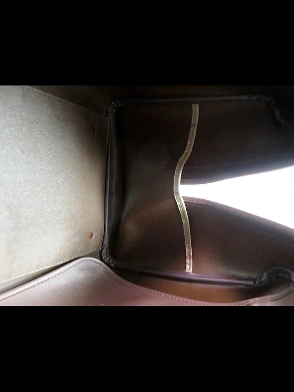 Burberry Tan Plaid Travel Holdall with Brown Leather Trim